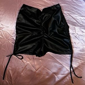 fashion nova leather shorts